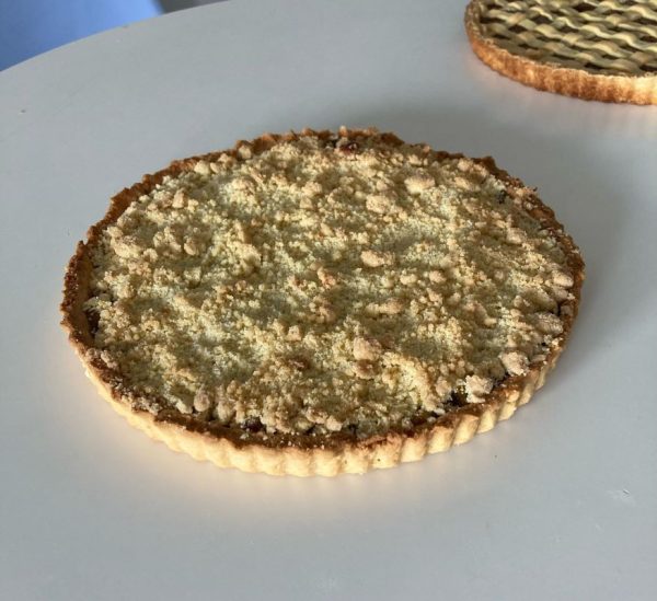 Tarta crumble de manzana